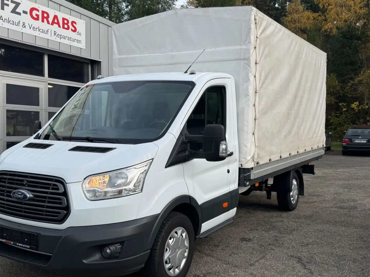 Ford Transit Pritsche Plane 350 L4 Einzelkabine Weiß - 2