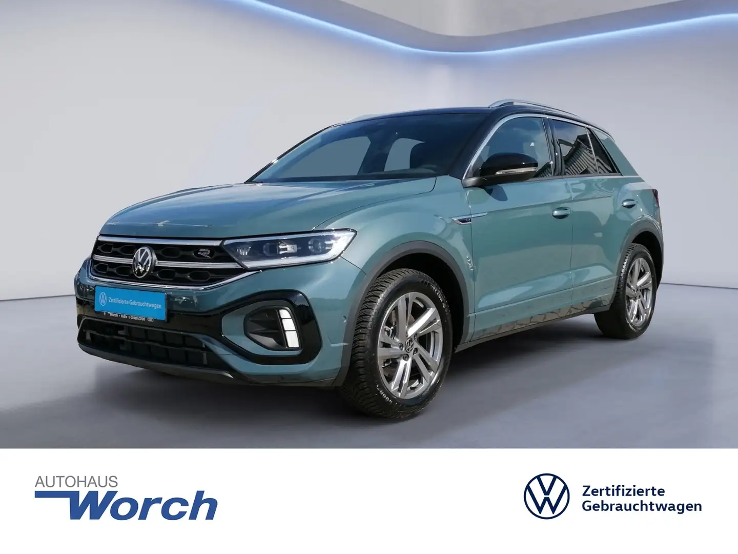 Volkswagen T-Roc 2.0TDI 4Motion DSG R-Line KAMERA+AHK+LED Blau - 1