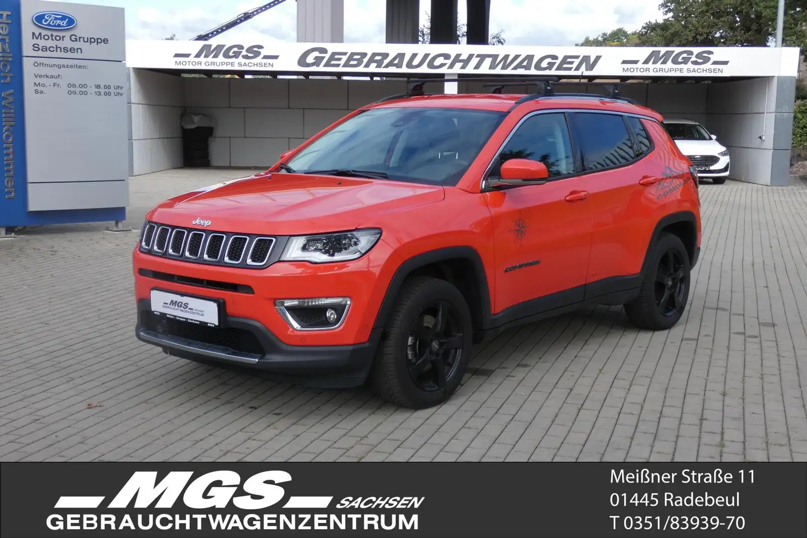 Jeep Compass 1.4 Limited # AWD #ACC #SZH #DAB+ #KAM #AHK Orange - 1