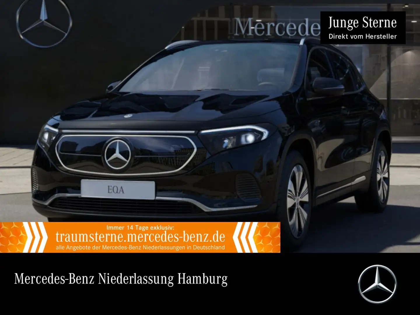 Mercedes-Benz EQA 250 PROG+ADVANCED+KAMERA+SPUR Schwarz - 1