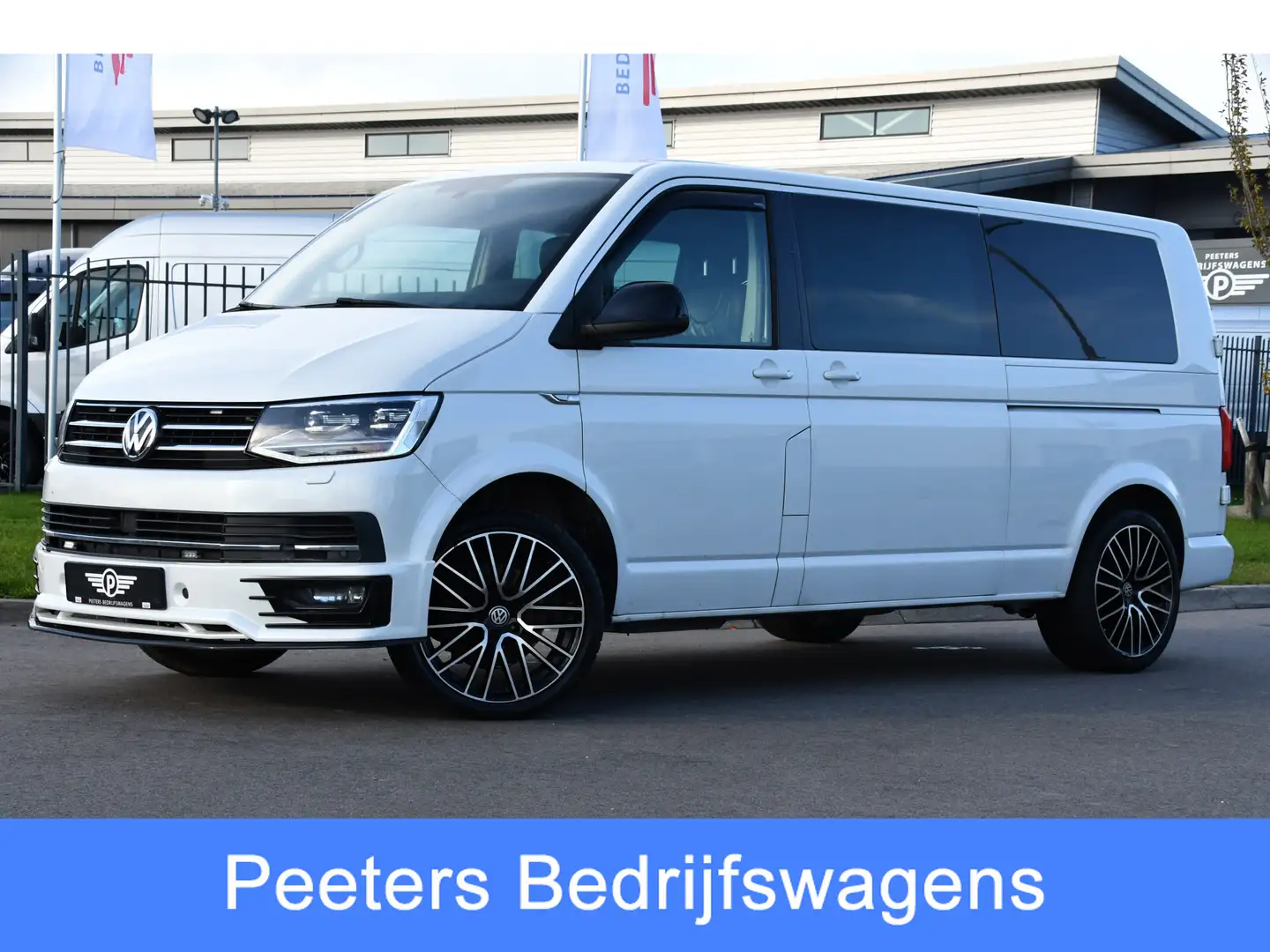 Volkswagen T6 Transporter 2.0 TDI L2H1 DC Bulli Adaptieve Cruise, Carplay, E Wit - 1