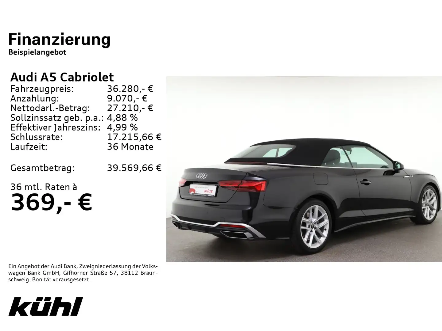 Audi A5 40 TFSI S tronic S line LED/Kamera/ Schwarz - 2