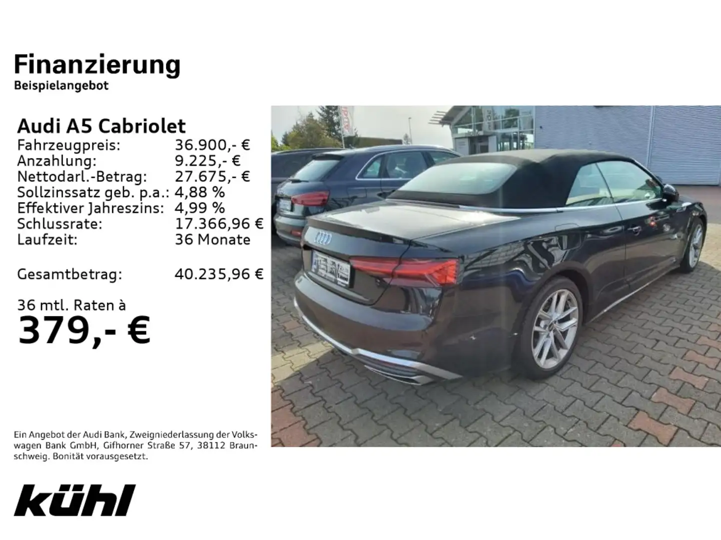 Audi A5 40 TFSI S tronic S line LED/Kamera/ Schwarz - 2