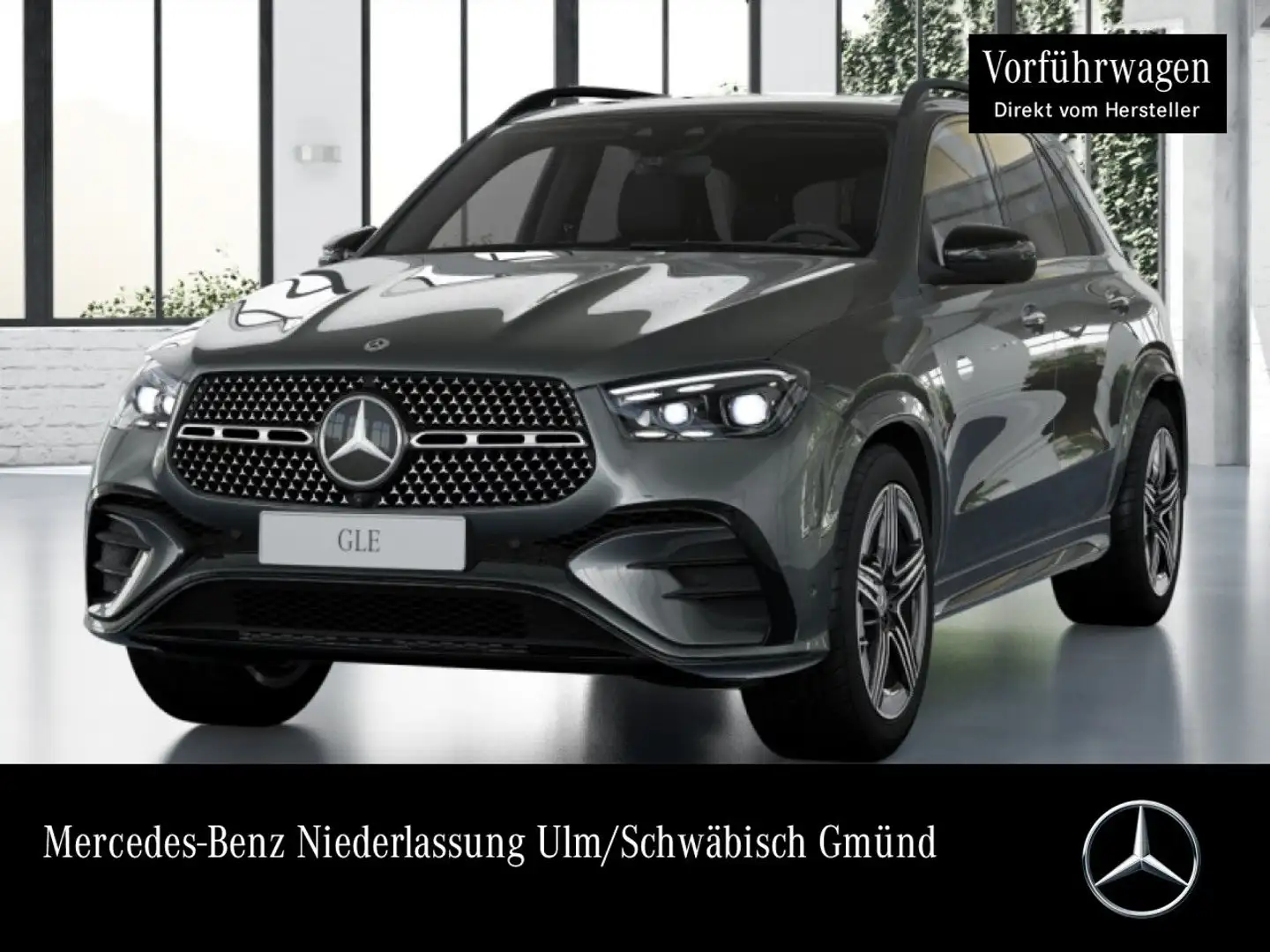 Mercedes-Benz GLE 450 d 4M AMG+NIGHT+PANO+360+AHK+MULTIBEAM+SPUR Grau - 1