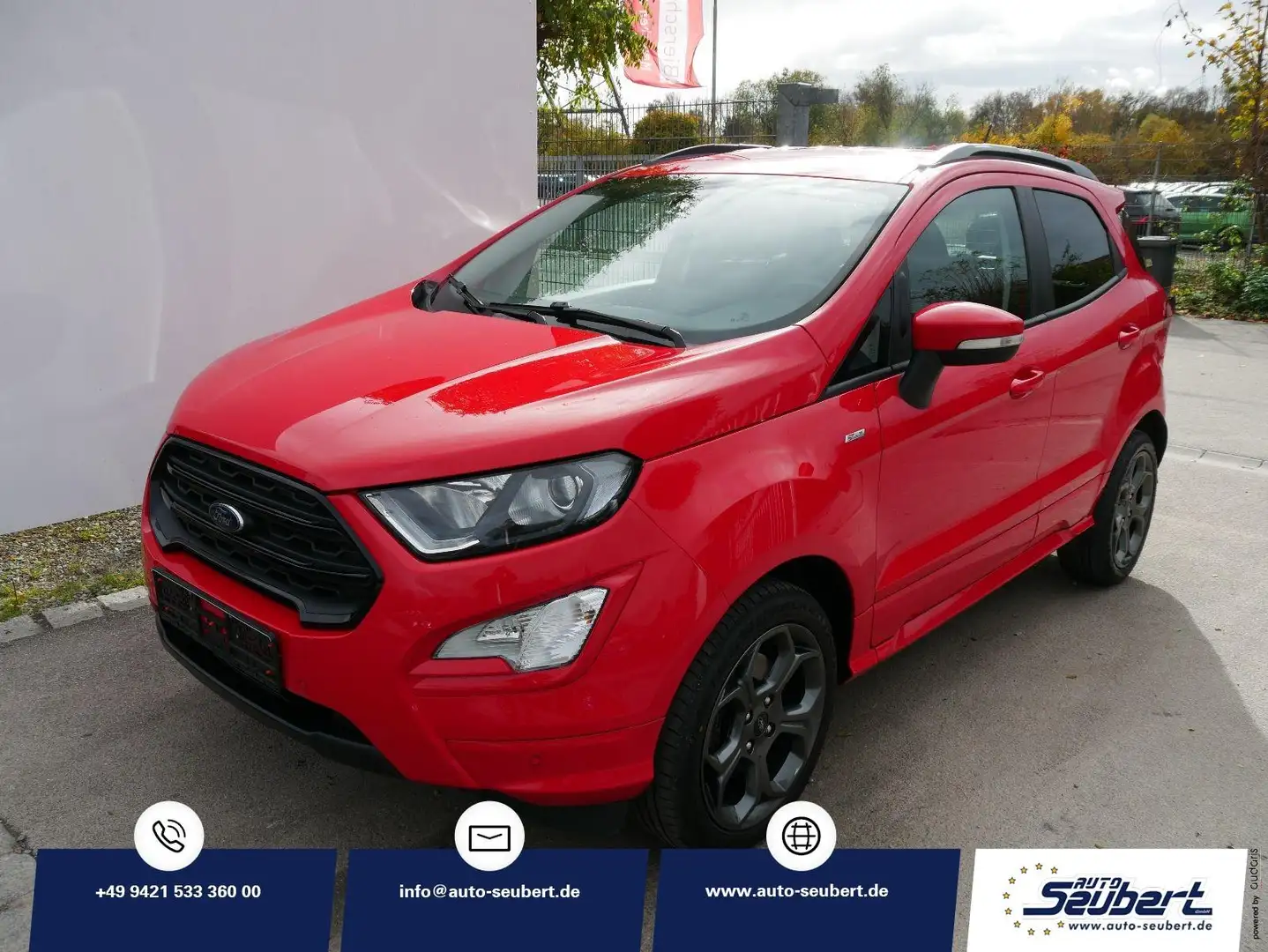 Ford EcoSport 1.0*ST-LINE*NAVI*PDC*SHZ*KLIMA*AHK-ABNEHMBAR*TEMPO Rouge - 1