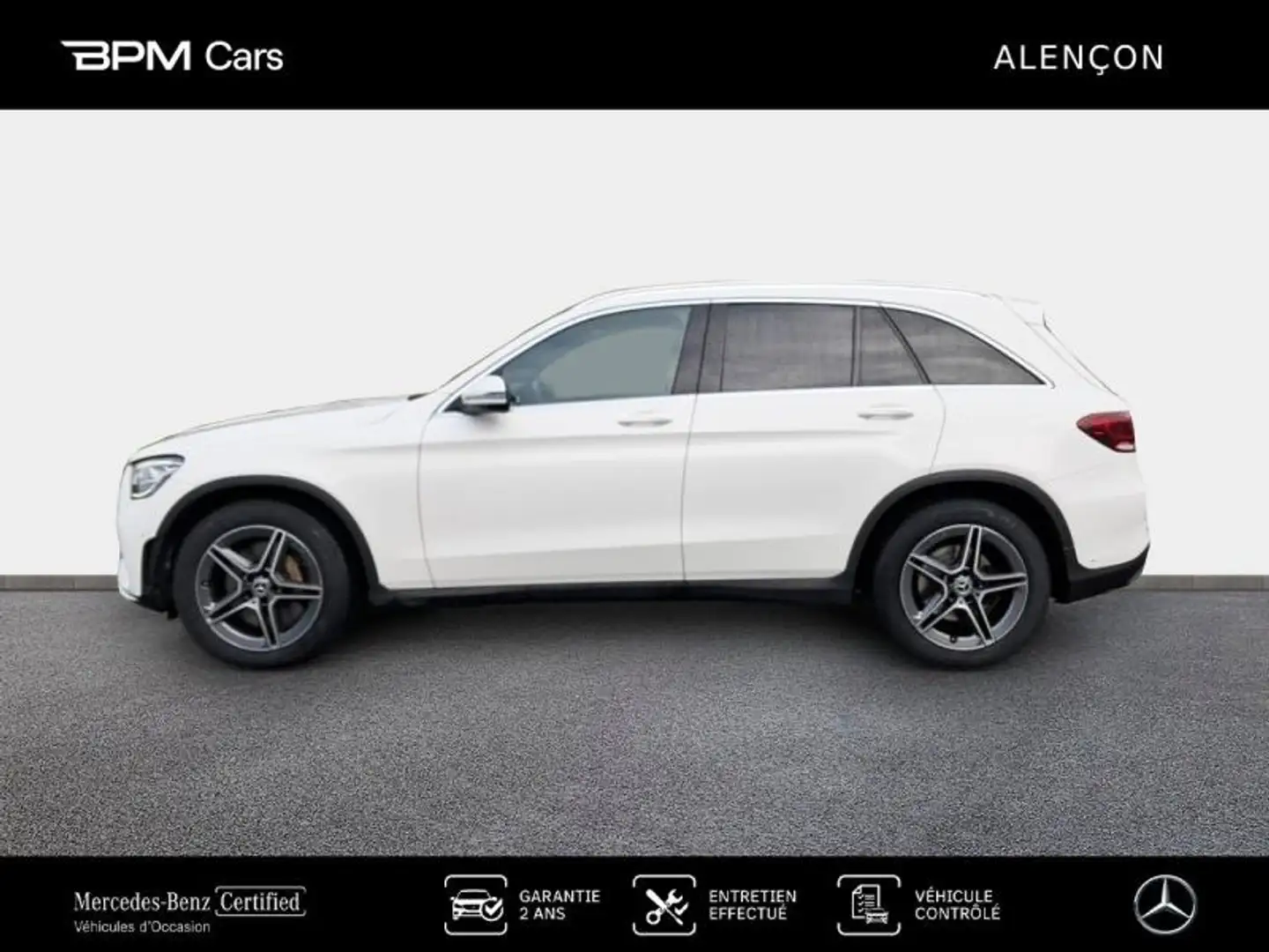 Mercedes-Benz GLC 220 220 d 194ch AMG Line 4Matic 9G-Tronic Blanc - 2