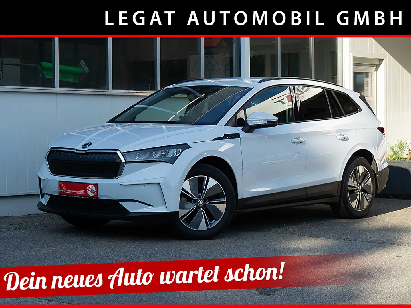 Skoda Enyaq iV 60 Loft *KAMERA*WÄRMEPUMPE* Weiß - 1