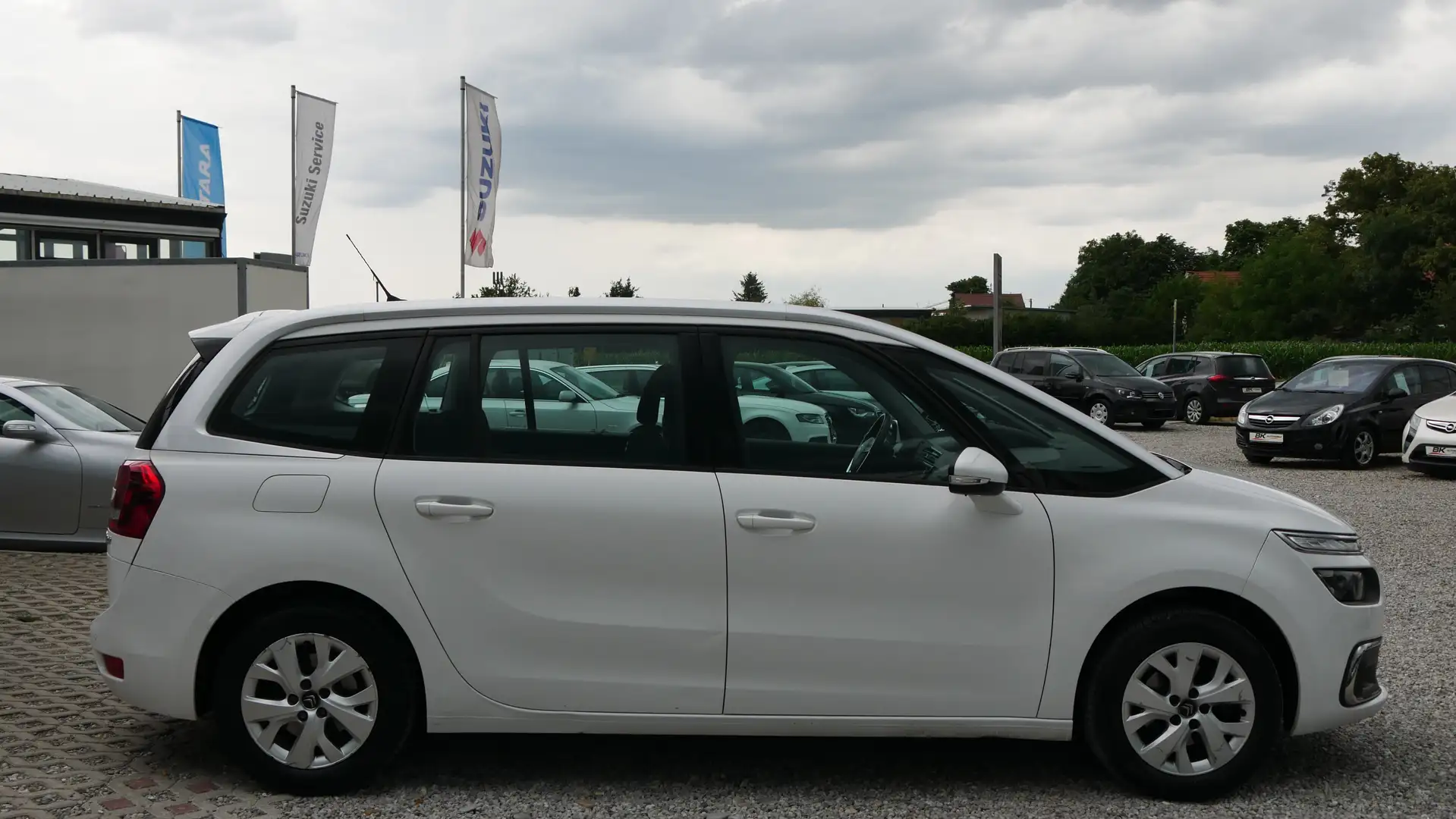 Citroen Grand C4 SpaceTourer Scheckheft Einparkhilfe AHK Sitzheizung Klima Navi Blanc - 2