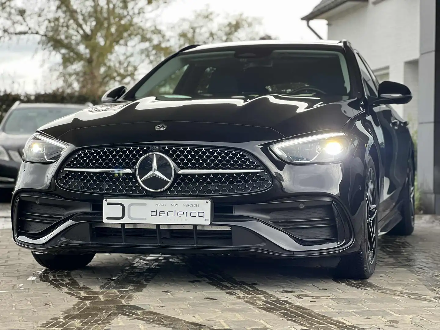 Mercedes-Benz C 180 Break 9G-TRONIC AMG panodak nightpakket memorypack Schwarz - 1
