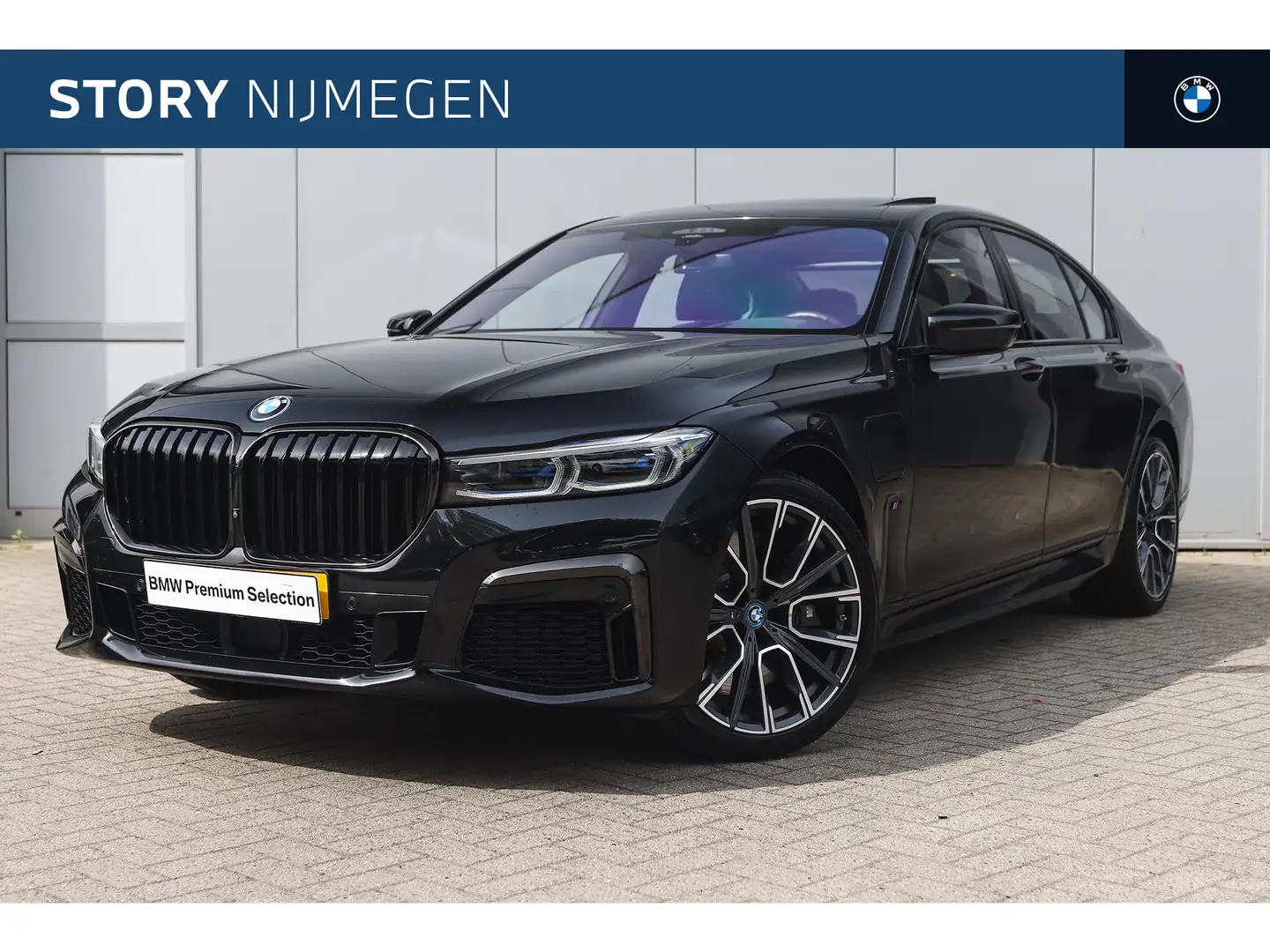 BMW 745 7 Serie 745e High Executive M Sport Automaat / Sch Чорний - 1
