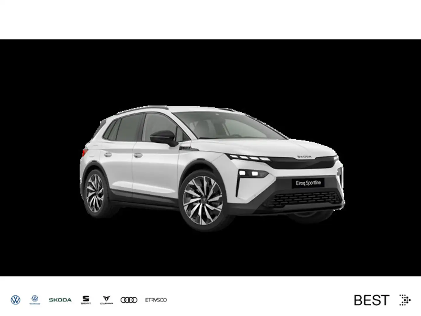 Skoda 85 Sportline 82 kWh 210 kW / AHK / Maxx / Weiß - 1