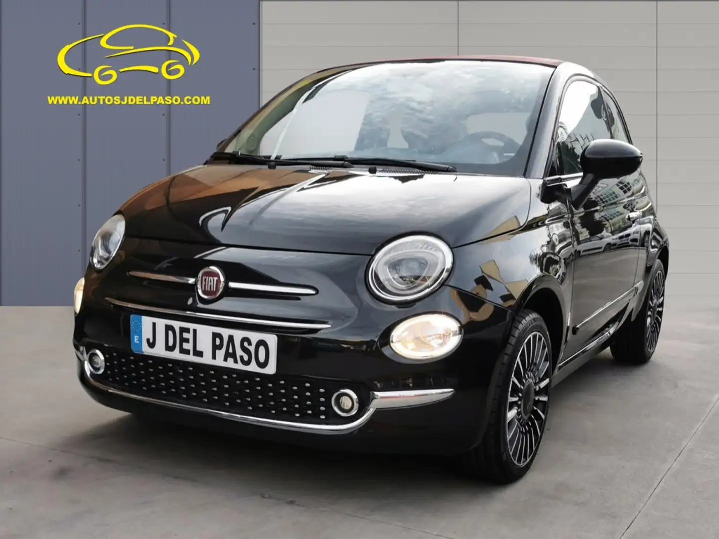 Fiat 500C 1.2 Lounge Negro - 1