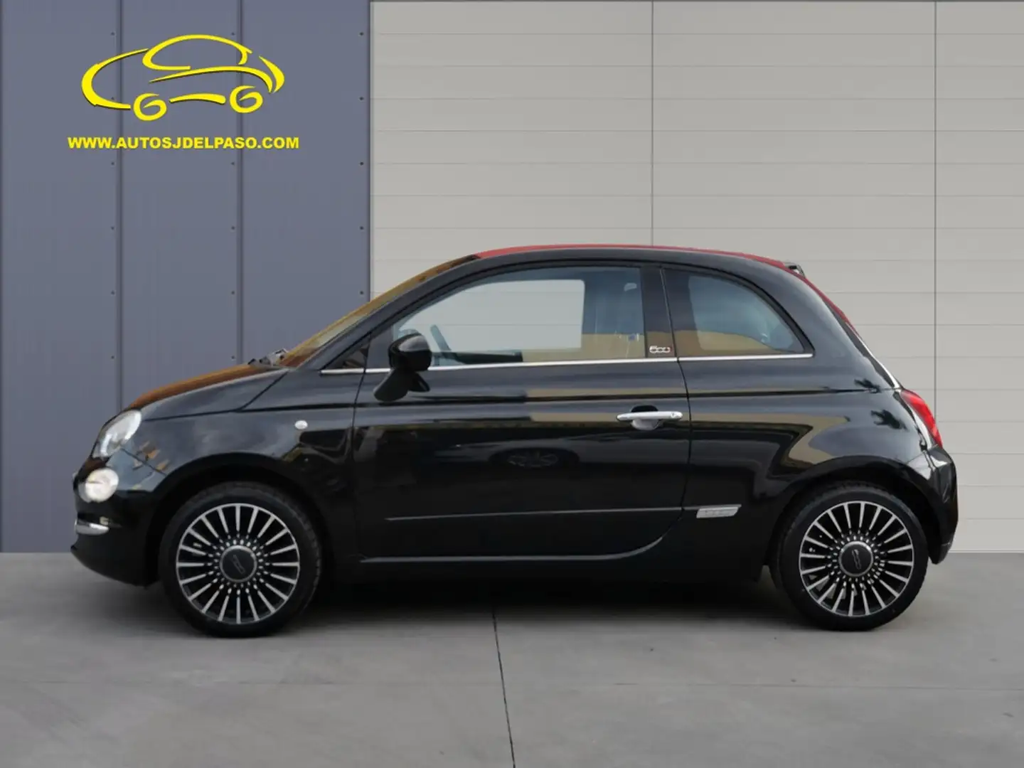 Fiat 500C 1.2 Lounge Negro - 2