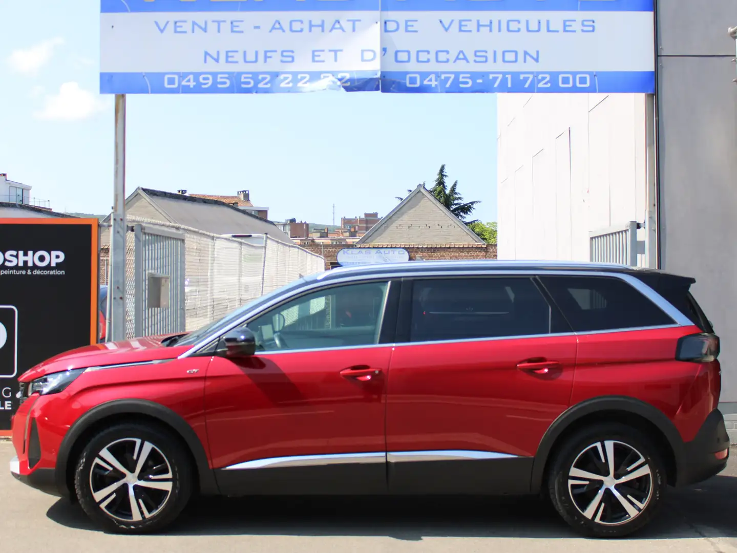 Peugeot 5008 1.2i  7 PLACES + GT LINE + BOÎTE AUTO ++++ Rouge - 2
