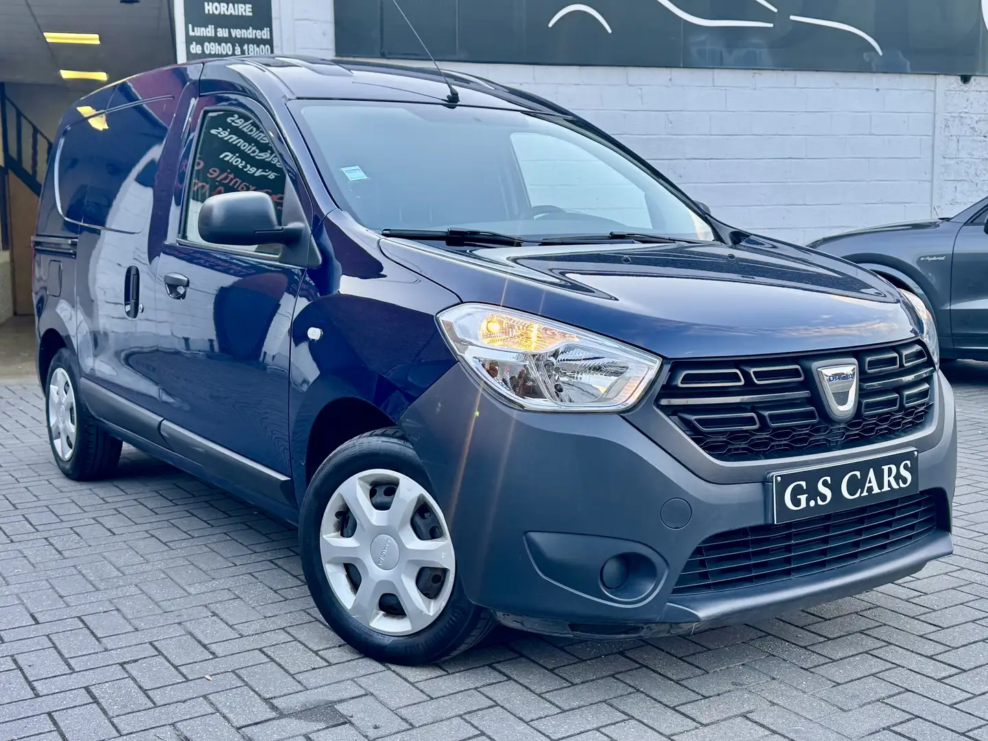 Dacia Dokker ✅ 1.3 TCe utilitaire - 2 portes laterales ✅ Blauw - 2