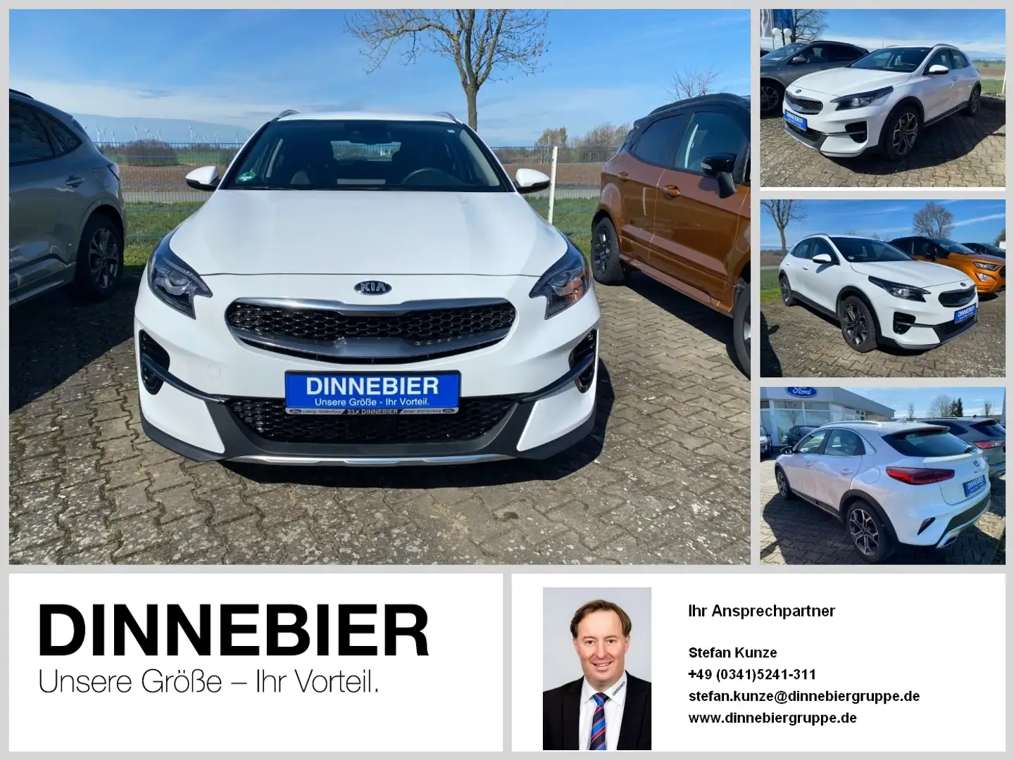 Kia XCeed 1.5T Spirit LED+Navi+Kamera+Keyless Blanc - 1
