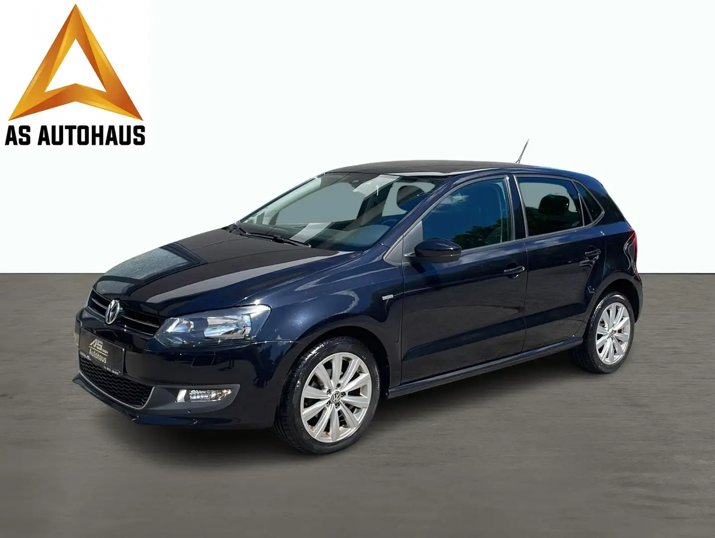 Volkswagen Polo 1,6 TDI Autom Match Pano SitzhgKlimaauto Noir - 1