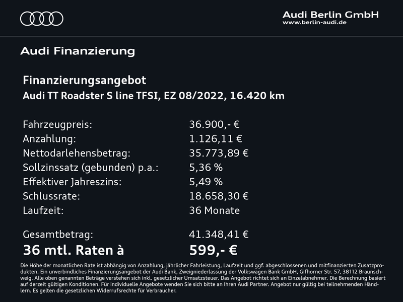 Audi TT 40 TFSI S tr. MATRIX PDC RFK B&O — photo 4