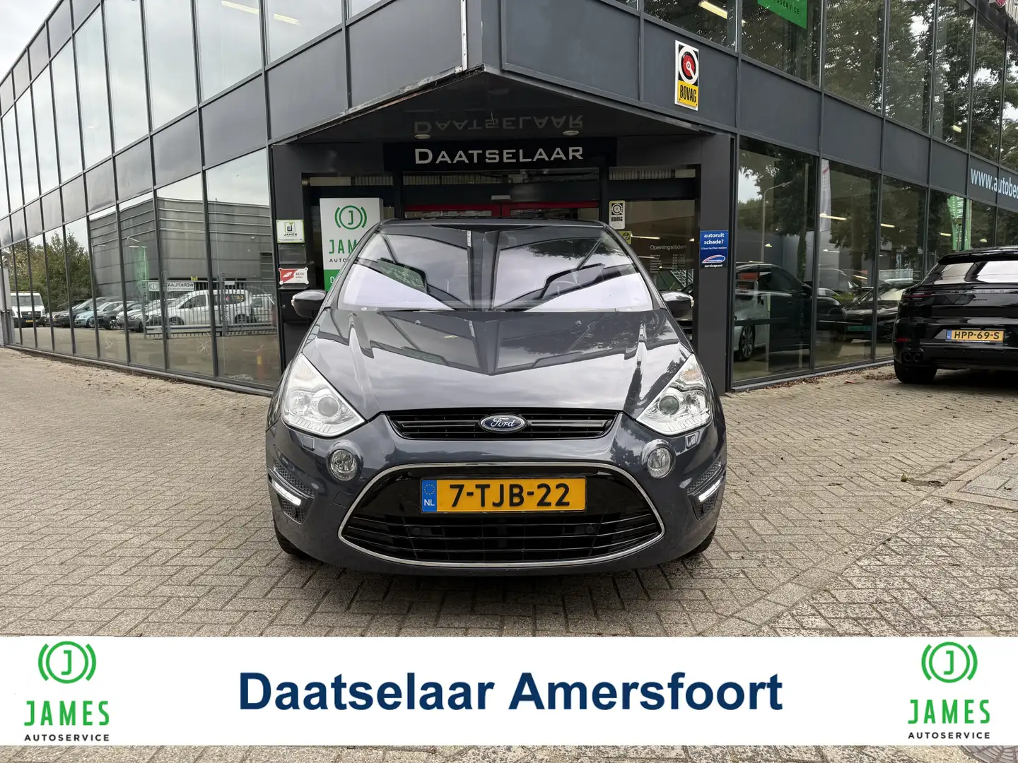 Ford S-Max 1.6 EcoBoost Platinum 7p. Panoramadak trekhaak Grijs - 1
