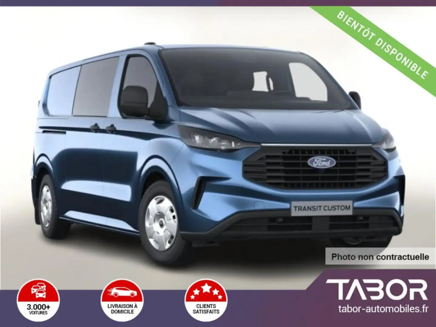 Ford Transit Custom DCiV TDCi 170 Aut Trend 320 Bleu - 1