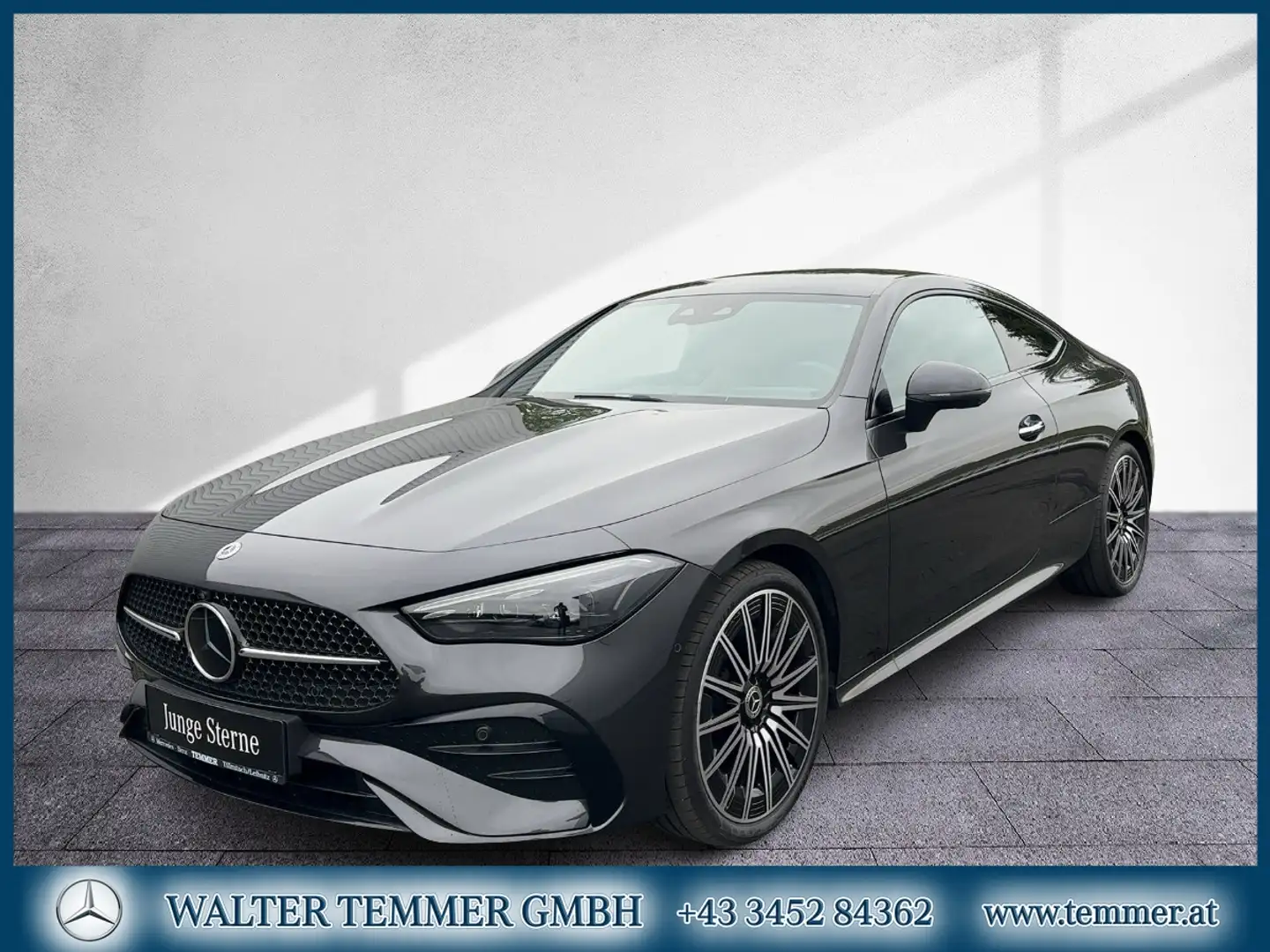 Mercedes-Benz CLE 220 d Coupé AMG-Line Prem. Night Distr 20'' Šedá - 1