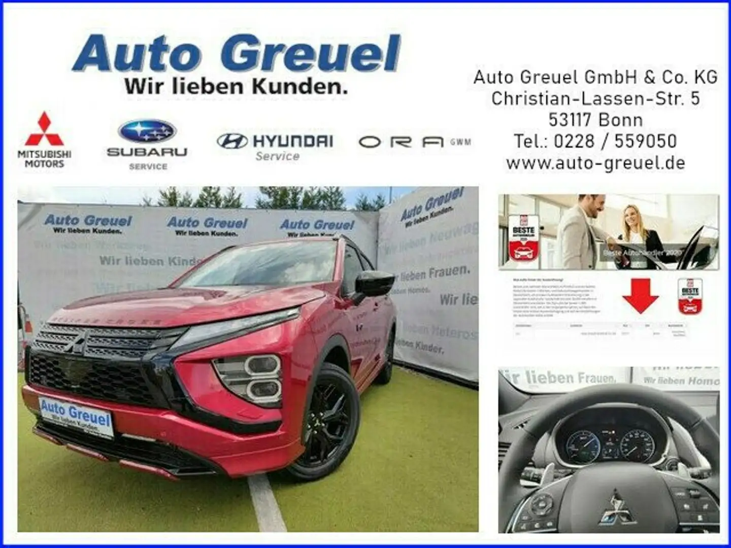 Mitsubishi Eclipse Cross Plus Select Black Hybrid 4WD Rot - 1