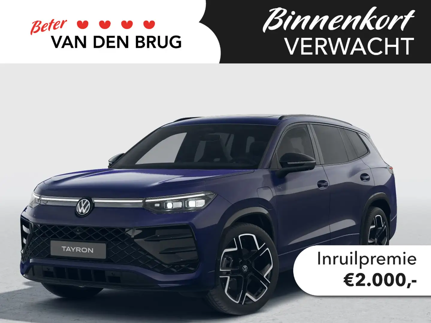 Volkswagen Tayron R-Line-Edition 1.5 eHybrid 150 kW / 204 pk SUV 6 v Paars - 1