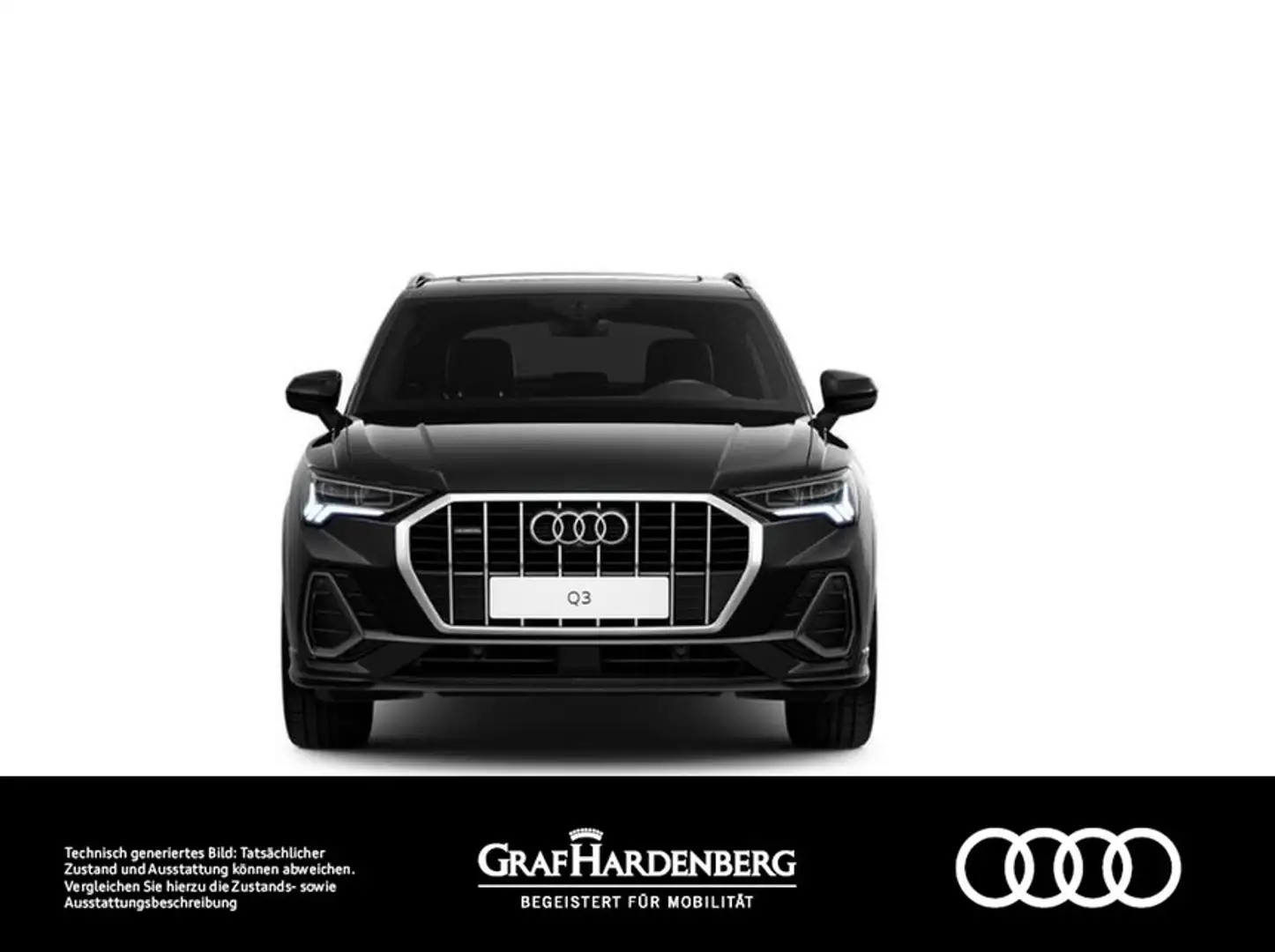 Audi Q3 45 TFSI quattro S line Matrix Navi ACC AHK Noir - 2