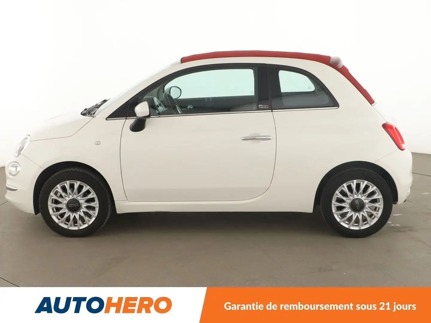 Fiat 500C C 1.2 Lounge Blanc - 1