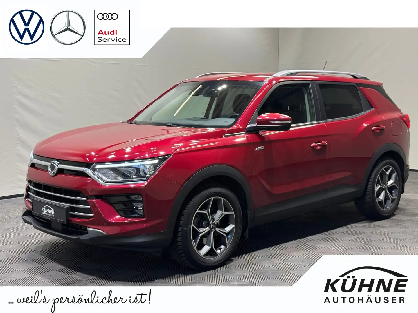 SsangYong Korando Quartz 1.6 E-XDI 4WD | AHK NAVI SITZHEIZ Roşu - 1