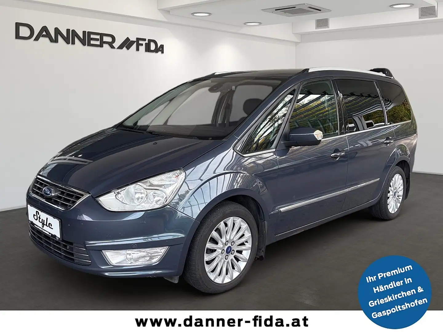 Ford Galaxy Titanium 2,0 TDCi DPF Gris - 1