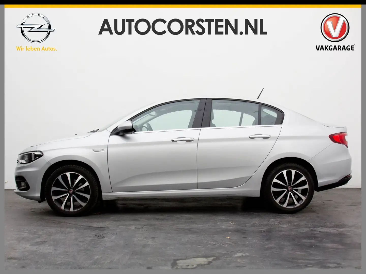 Fiat Tipo 1.3Jtd MultiJet Lounge Navi Tel. Ecc Usb Cruise Is Grijs - 2