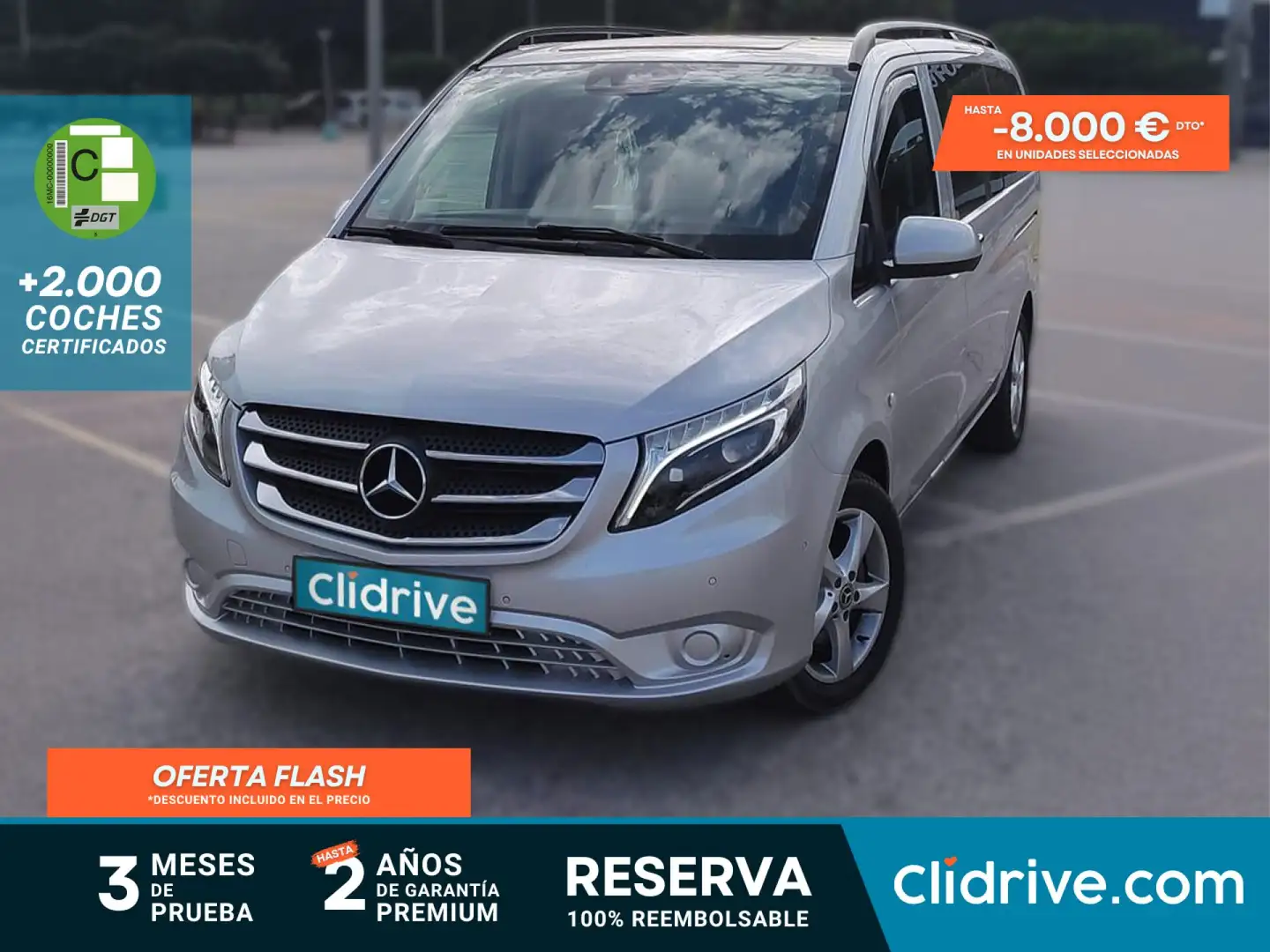Mercedes-Benz Vito M1 Tourer 119 CDI Pro Larga 9G-Tronic Gris - 1
