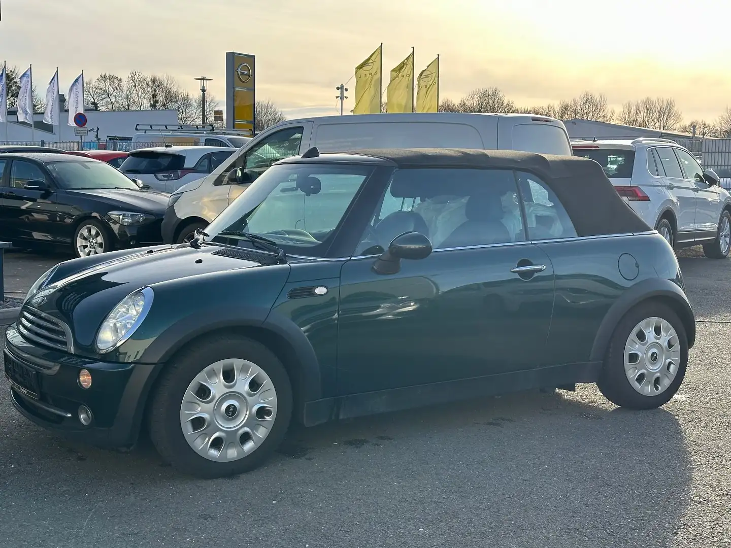 MINI Cooper Cabrio 1-HAND-Scheckheft Gepflegt Grün - 1
