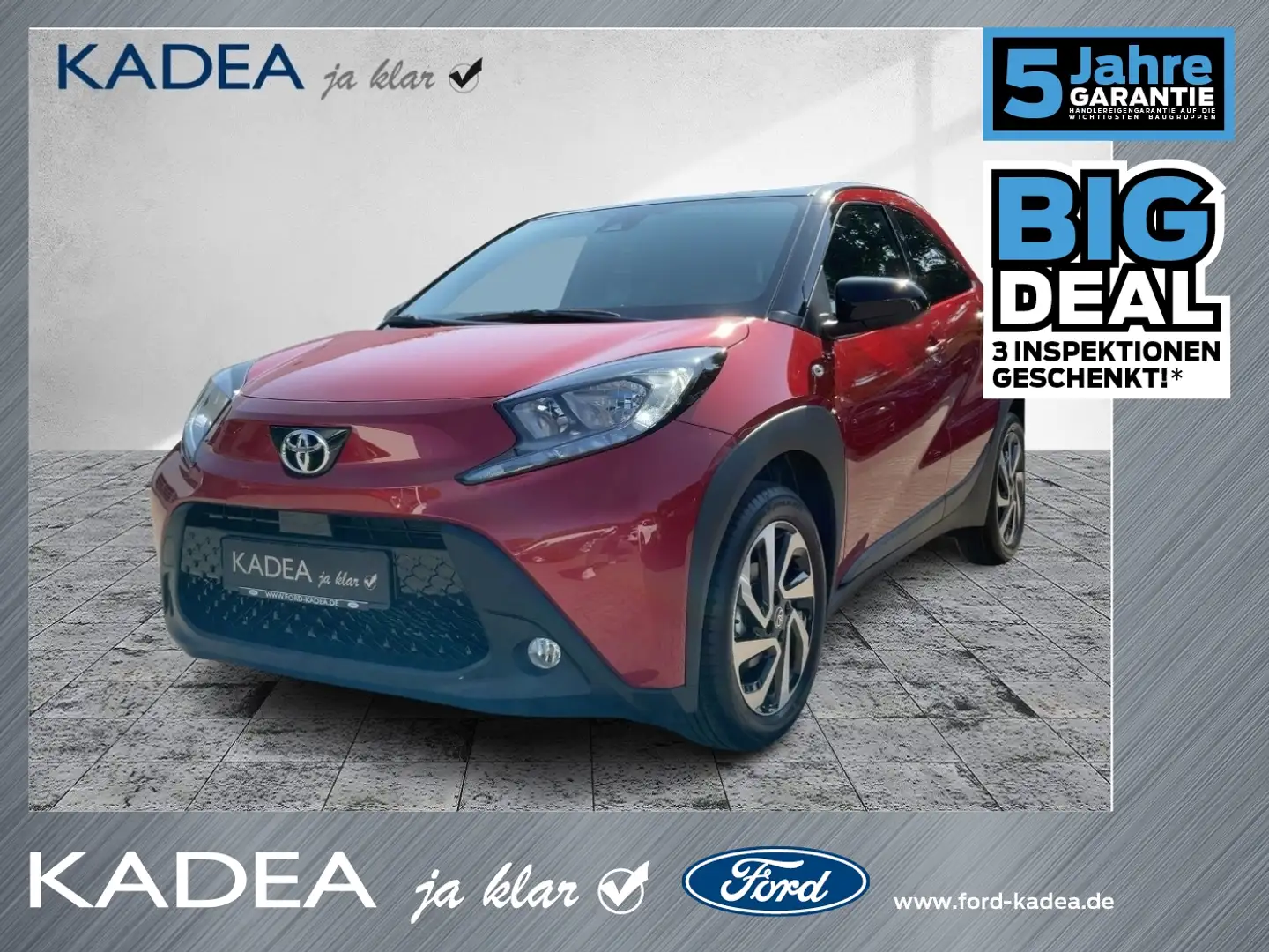 Toyota Aygo 1.0 Teamplayer +FLA SpurH KAM ACC Negro - 1