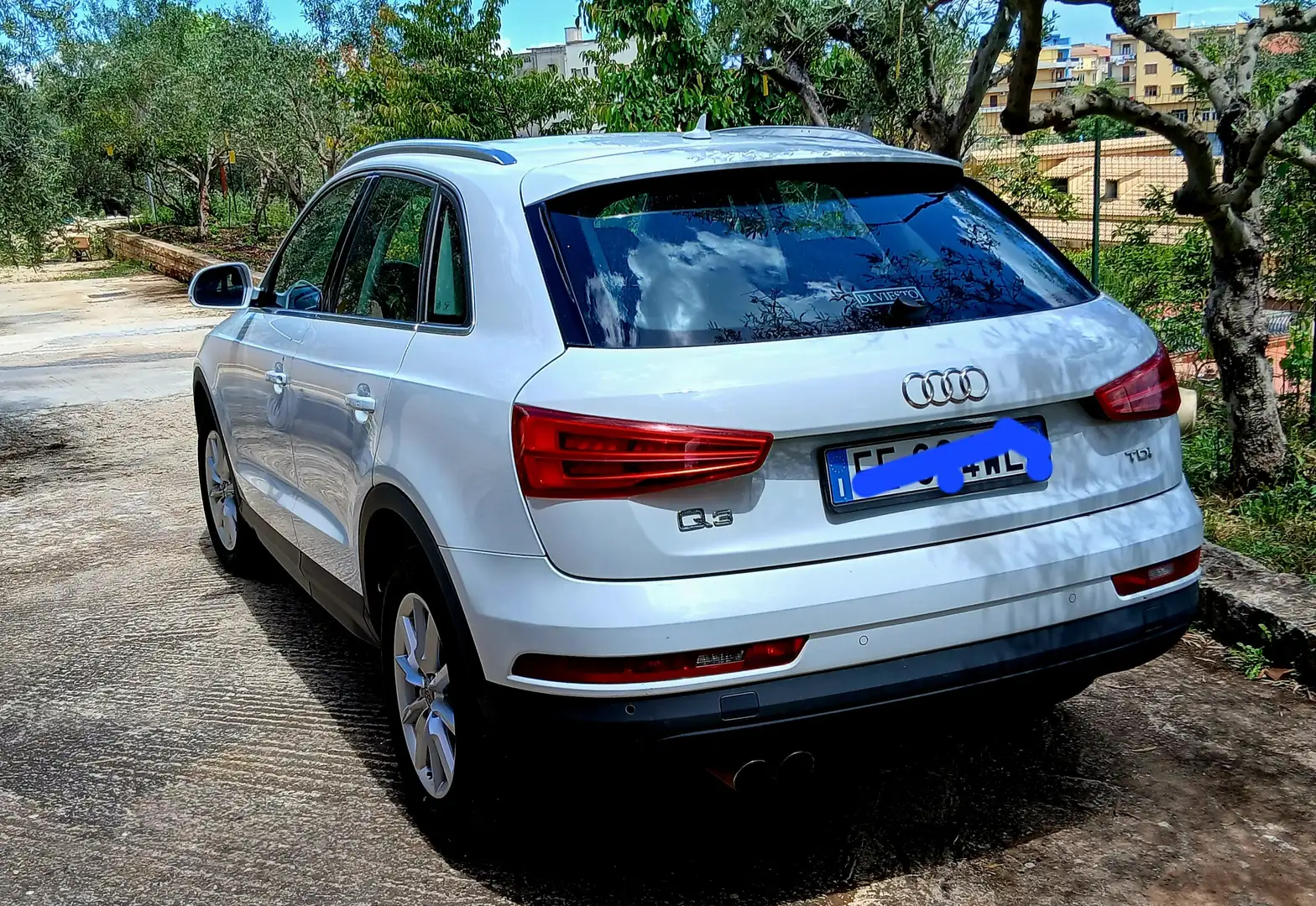 Audi Q3 Q3 I 2015 2.0 tdi 150cv Bianco - 2