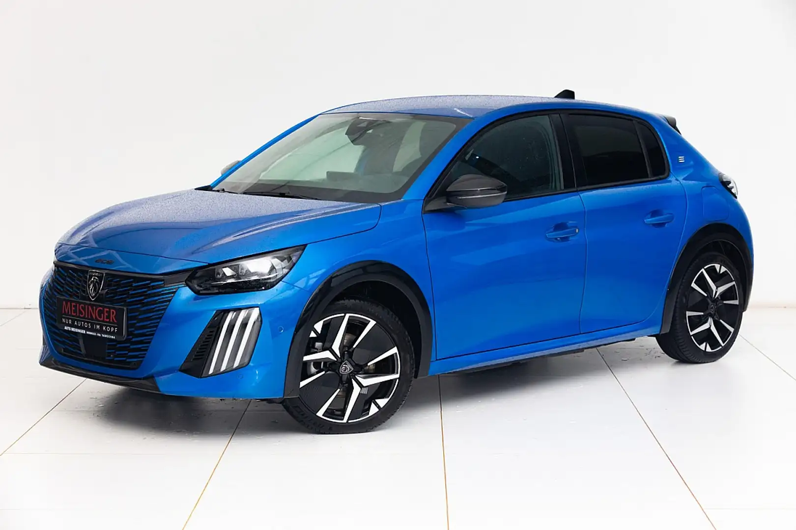 Peugeot e-208 156PS 51kWh GT Blau - 1