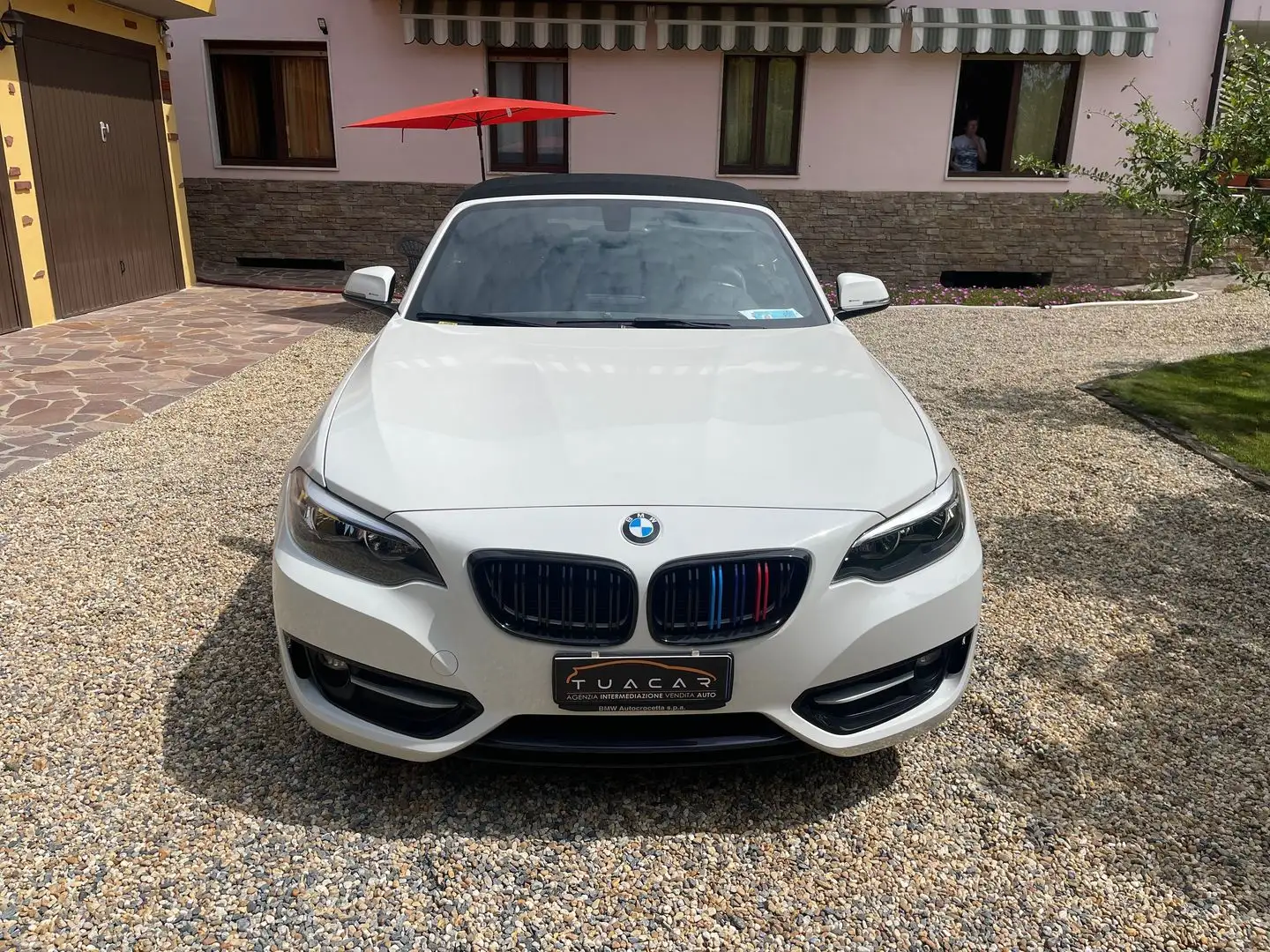 BMW 220 BMW 2 series 220 d M Sport 190 cv cabrio Weiß - 2