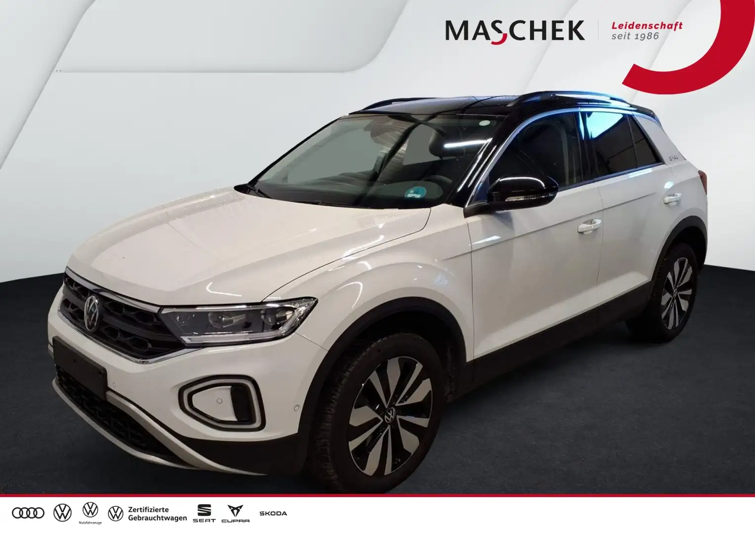 Volkswagen T-Roc Goal 2.0 TDI Navi AHK Kamera Sitzh. ACC AHK ACC AU Schwarz - 1