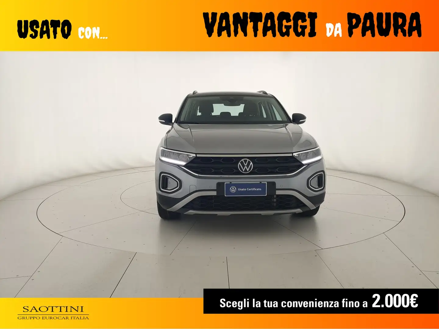 Volkswagen T-Roc 2.0 TDI Life 150 CV DSG Grijs - 2