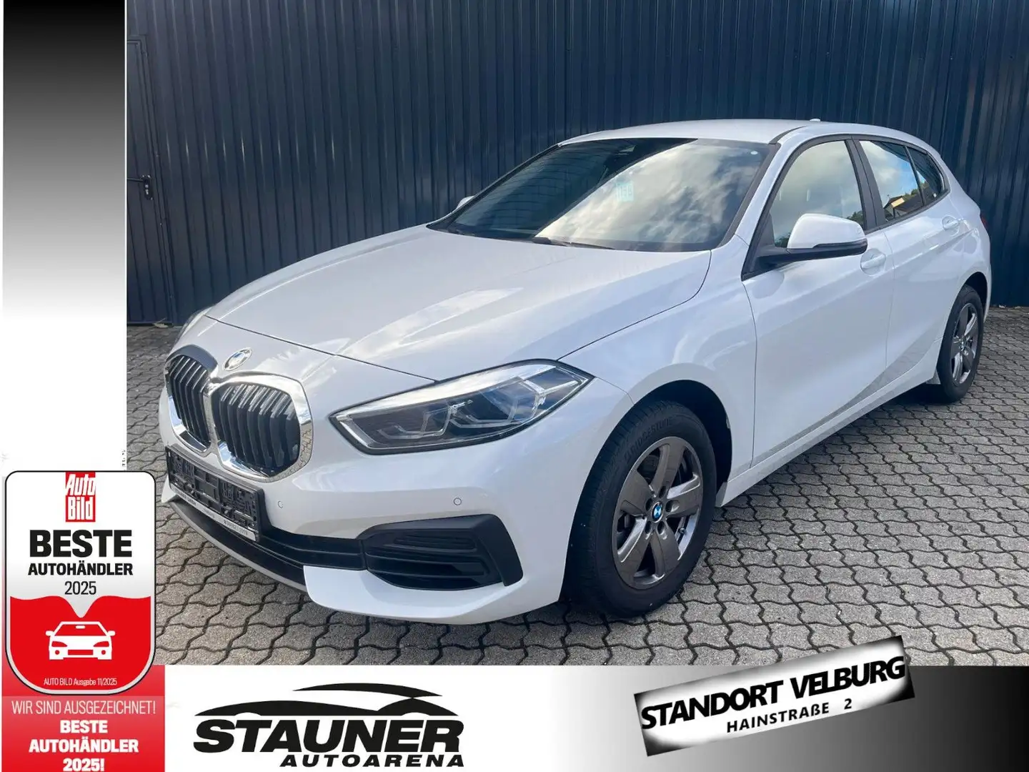 BMW 116 i 5-Türer/ Lenkradheiz/LED/Navi/Sitzheizung Weiß - 1