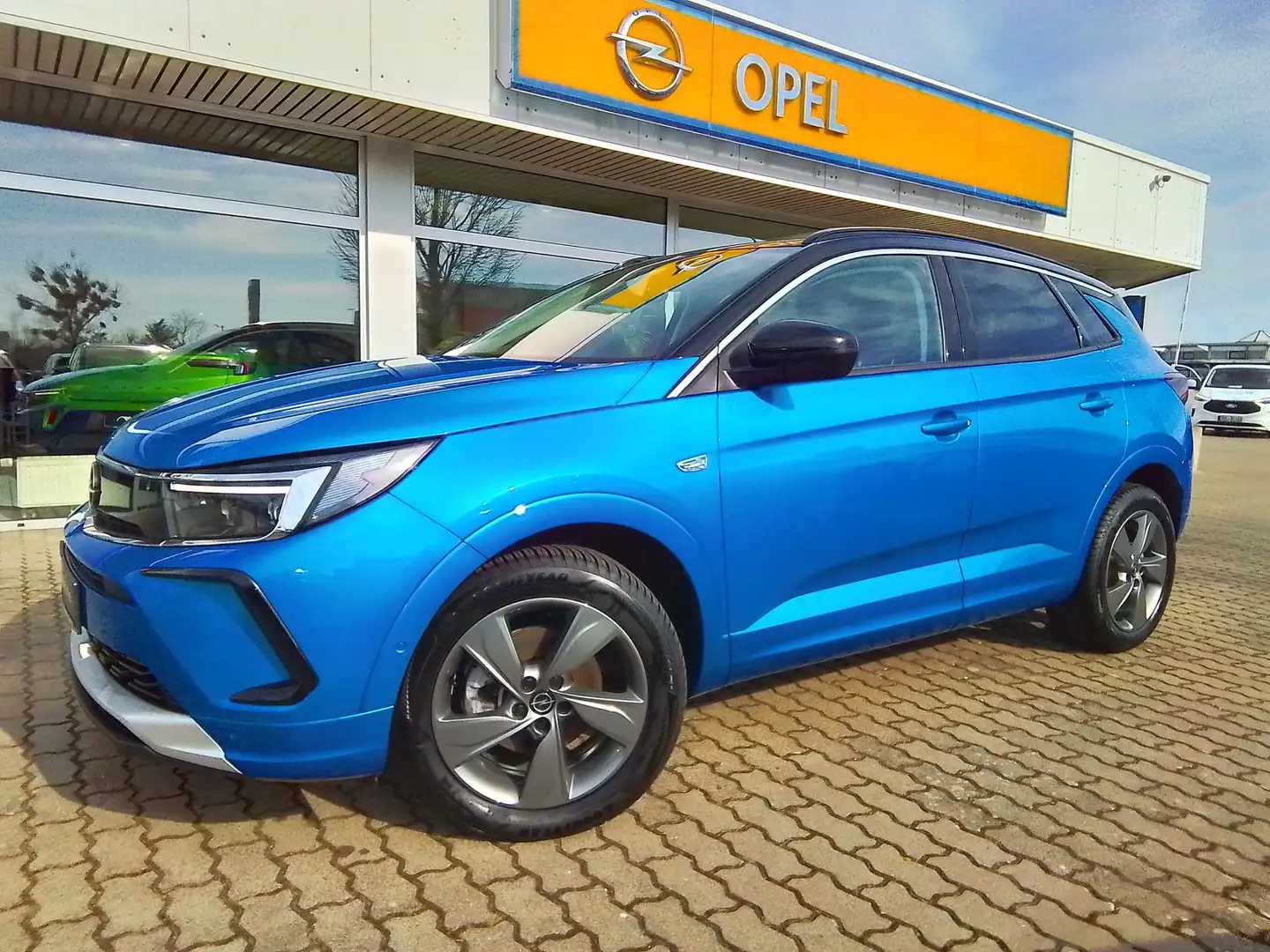 Opel Grandland Elegance 1.5 D *ALCANTARA*AHK*NAVI*LED* Blau - 2