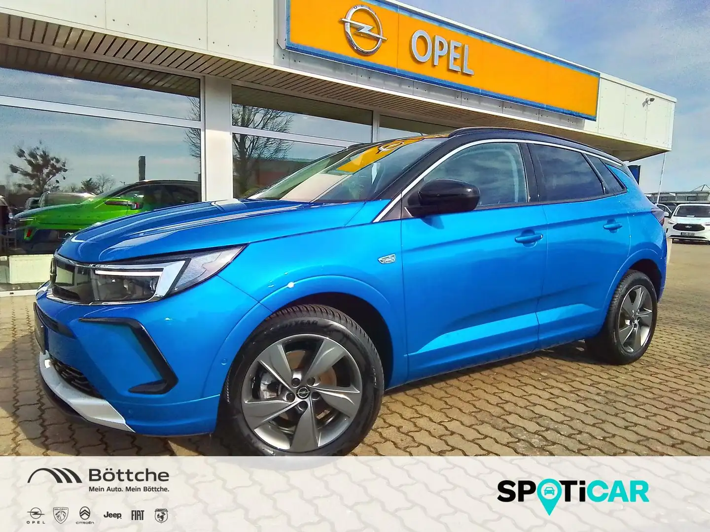 Opel Grandland Elegance 1.5 D *ALCANTARA*AHK*NAVI*LED* Blau - 1
