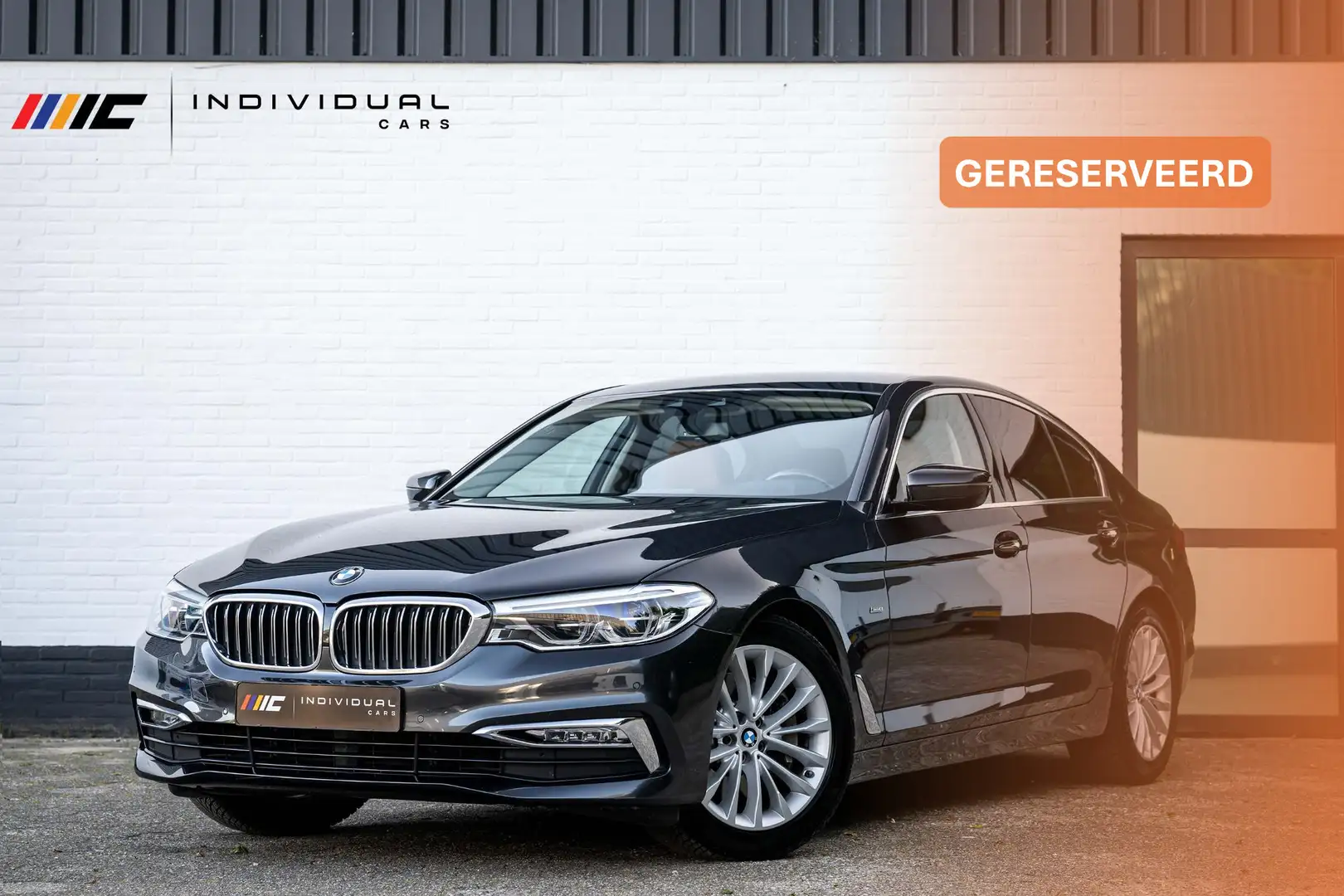 BMW 530 5-serie 530i High Executive Luxury Line Orig NL Au Grijs - 1