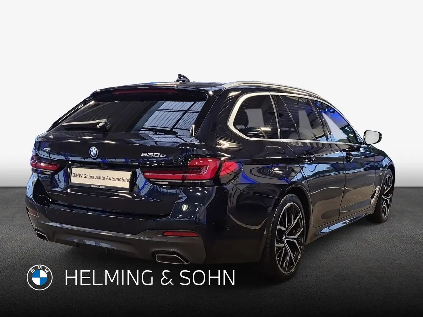 BMW 530 e xDrive Touring M-Sport Head-Up Pano AHK uvm. Noir - 2