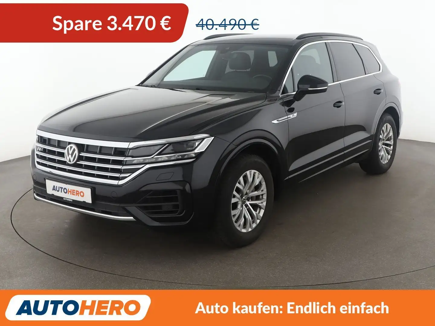 Volkswagen Touareg 3.0 V6 TDI R-Line 4Motion Aut.*NAVI*CAM* Чёрный - 1