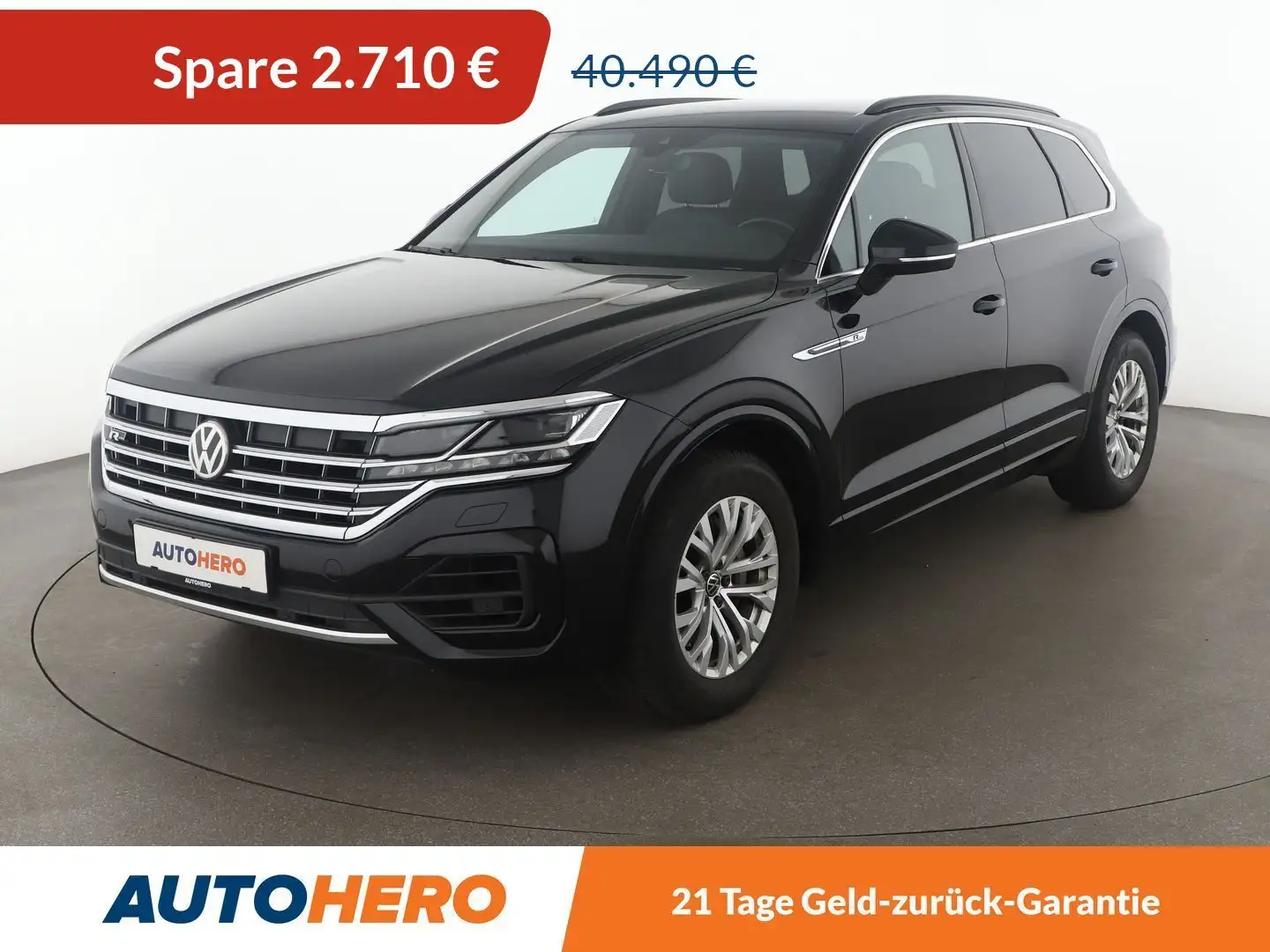 Volkswagen Touareg 3.0 V6 TDI R-Line 4Motion Aut.*NAVI*CAM* Чёрный - 1