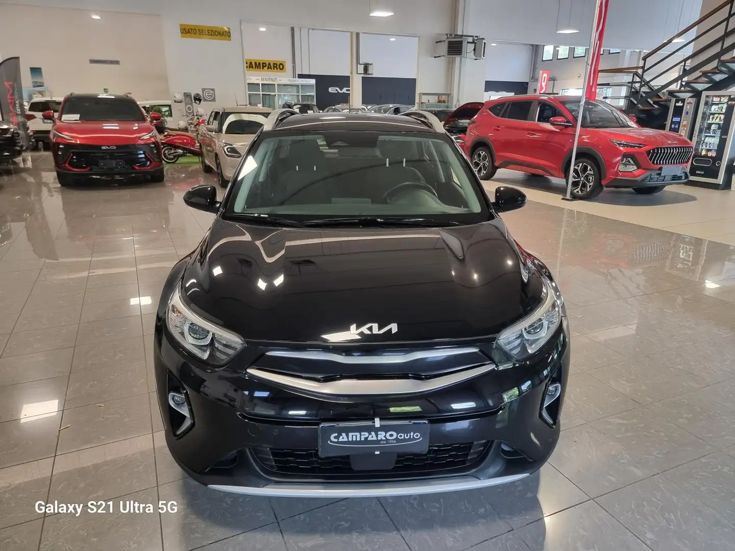 Kia Stonic 1.2 BENZINA GPL 84 cv KM 11000 OK NEOPATENTATI Nero - 2