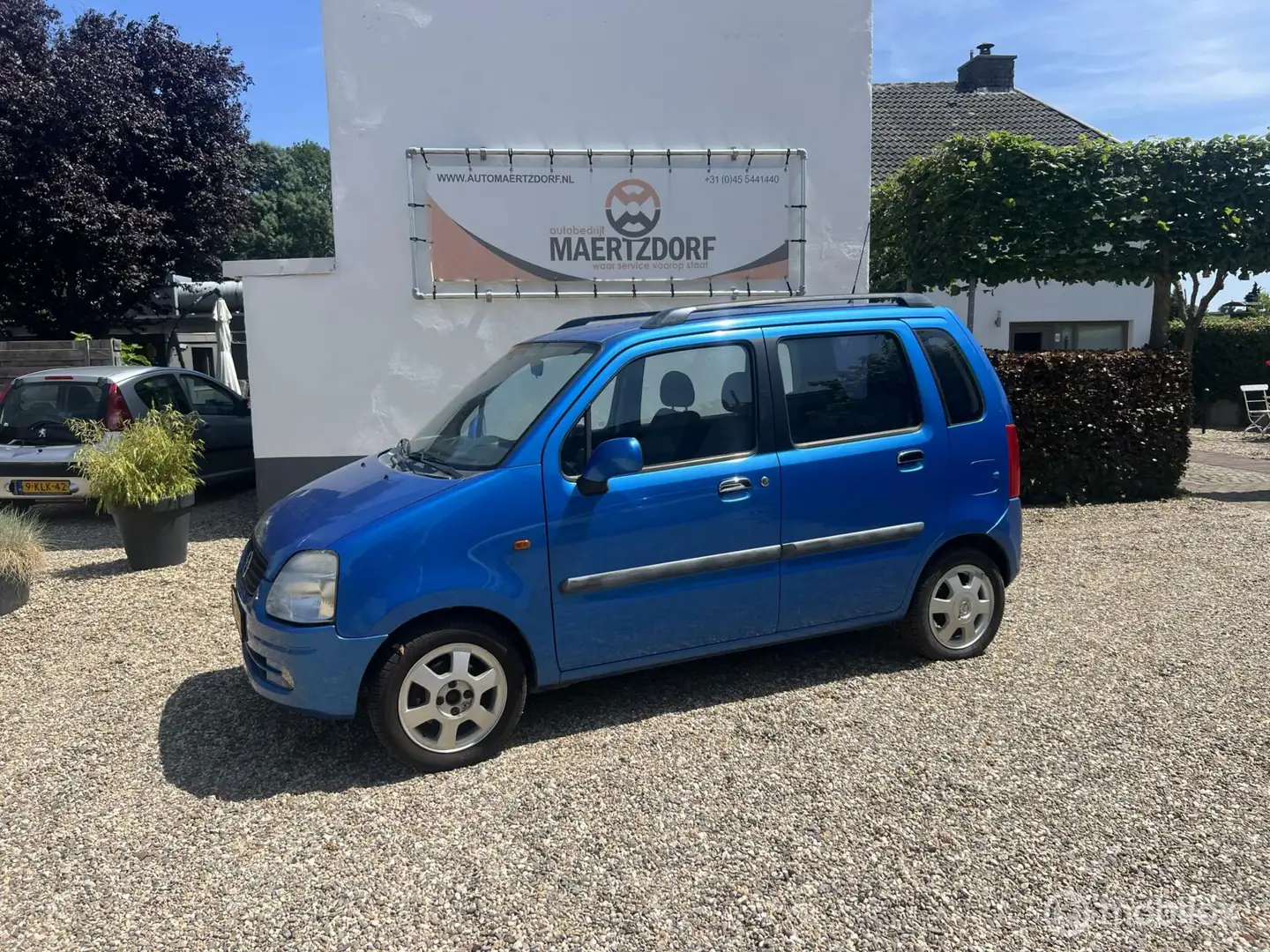 Opel Agila 1.2-16v AIRCO 1.2-16V Elegance Bleu - 1