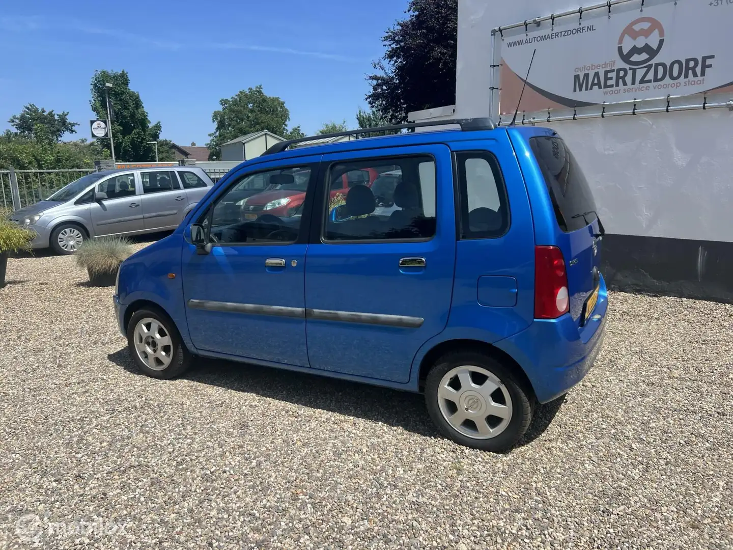 Opel Agila 1.2-16v AIRCO 1.2-16V Elegance Bleu - 2